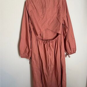 & Other Stories Dress Stockholm Atelier Button Up Dress 8 Open Back Cottage Core